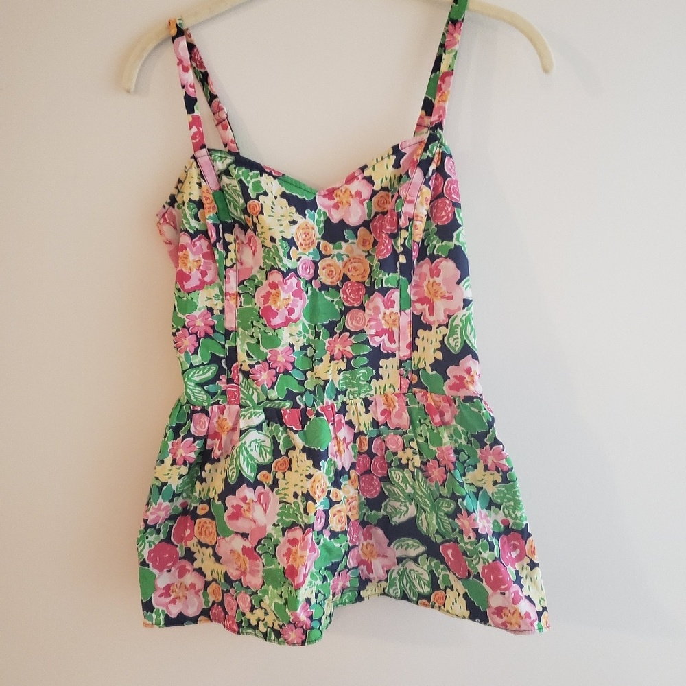 Fit and flare tank top lilly pultzer